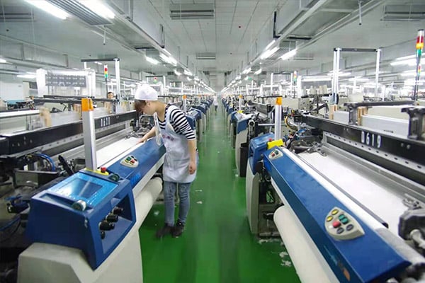 TR fabric factory weaving