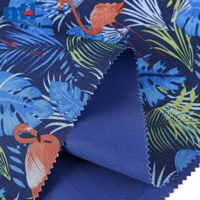 Oxford Fabric with Printed Flamingo Patterns