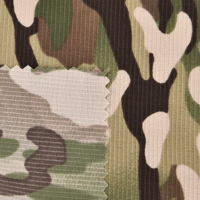 88/12 Nylon/Spandex Camouflage 2-way Stretch Fabric