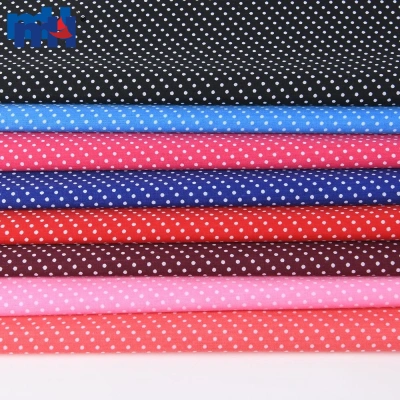 Polka Dots Print Poly Cotton Fabric Wholesale