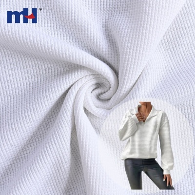 Cotton Interlock Waffle Fabric