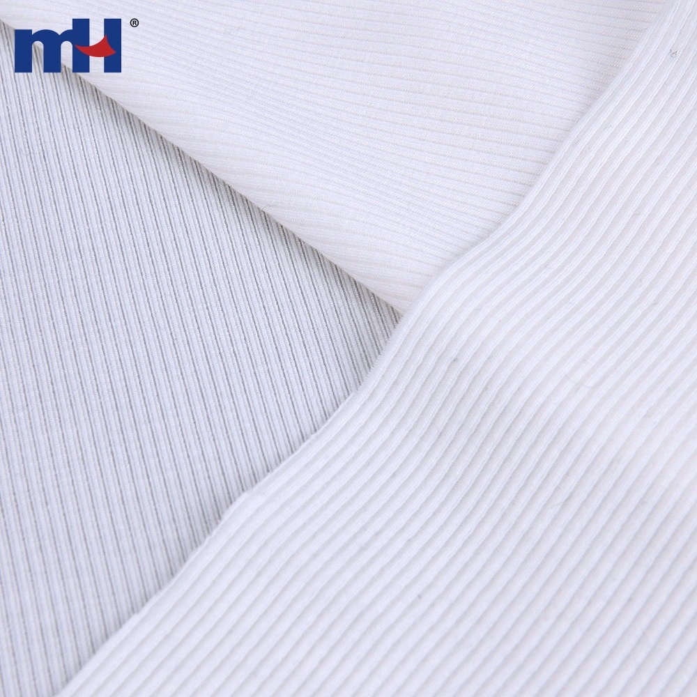 Import 310g/㎡ 2X2 Rib Weft Knit Sportswear Fabric from