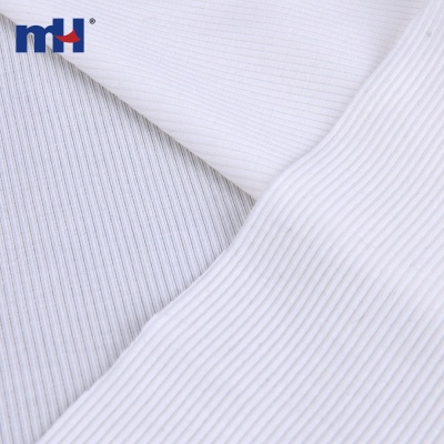 Polyester Modal Spandex 2X2 Rib Knit Fabric